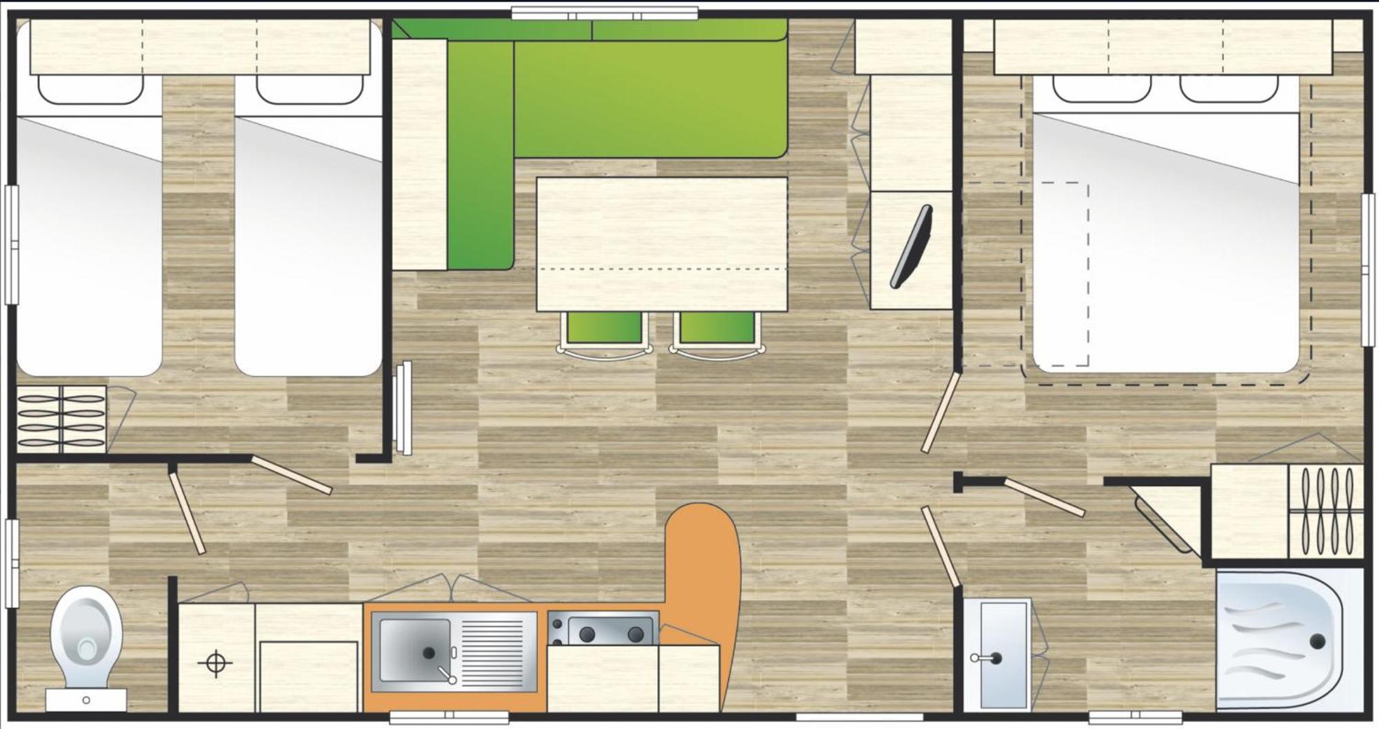Le Muscat - Bungalow Pour 5 - Tv - Clim Boofzheim Dış mekan fotoğraf